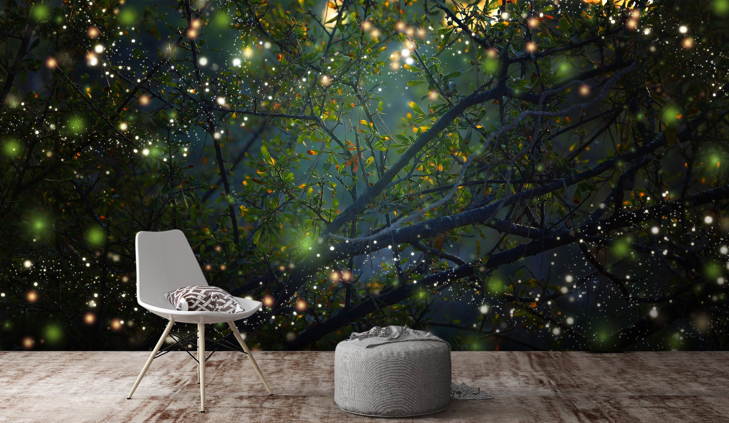 3D Light Tree 2056 Wall Mural Wall Murals