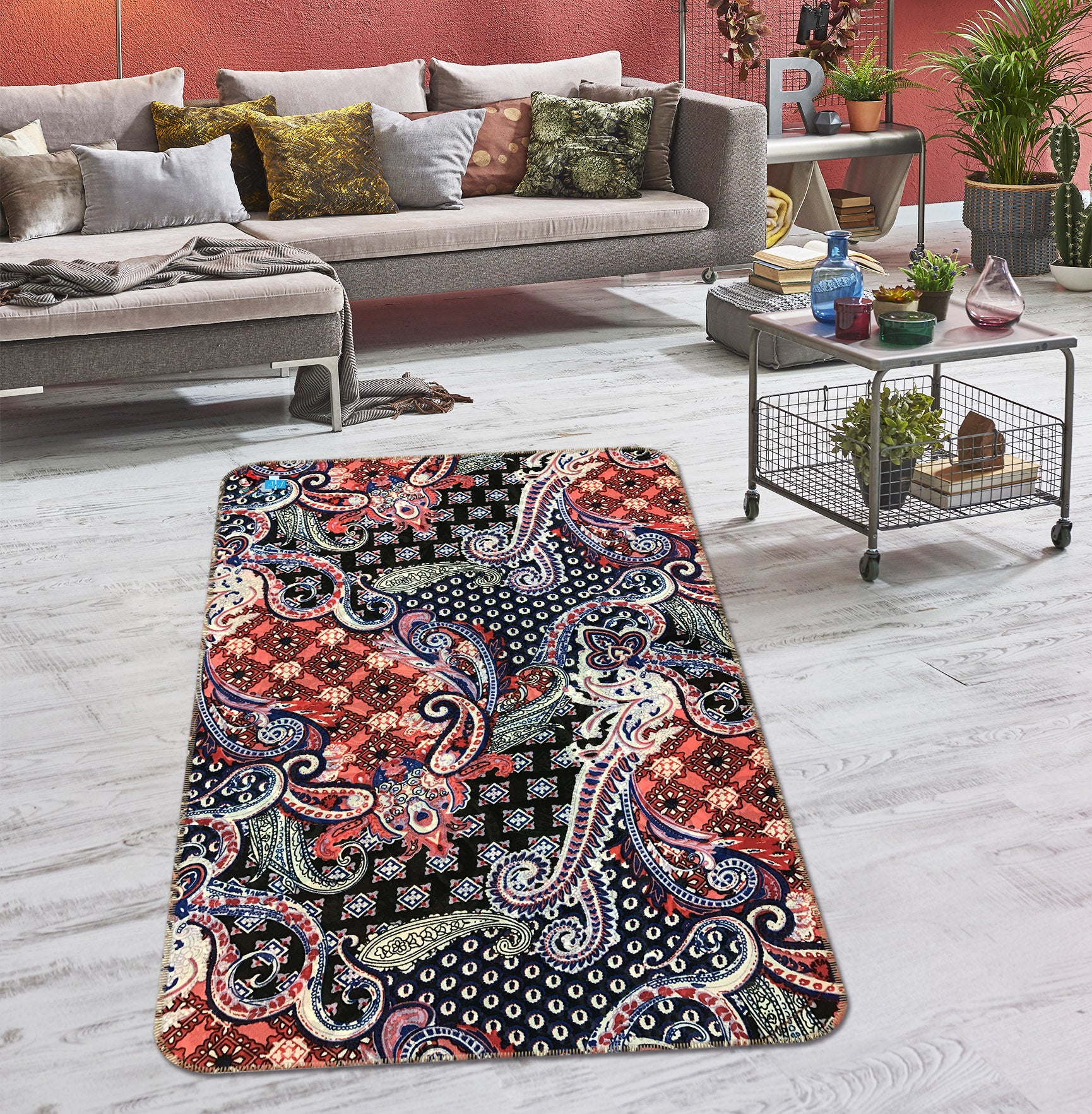 3D Artistic Pattern 3083 Rug Non Slip Rug Mat