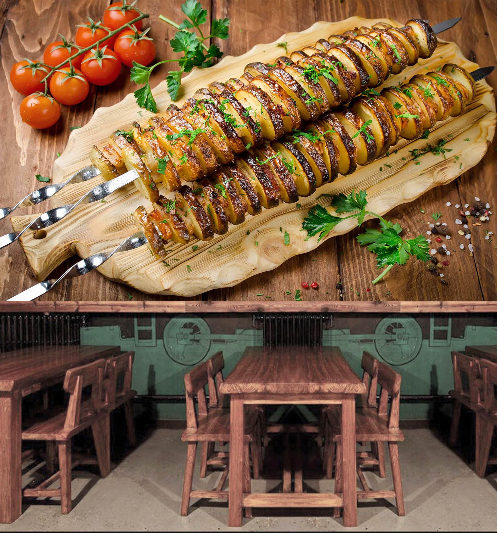 3D Grill Kebab Shop BBQ 316 Wall Mural Wall Murals Commercial