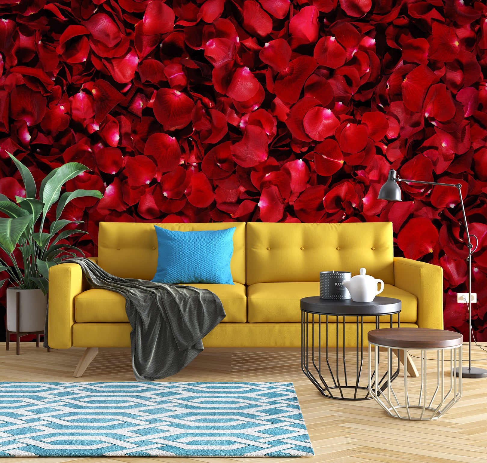 3D Rose Petal 2004 Wall Mural Wall Murals
