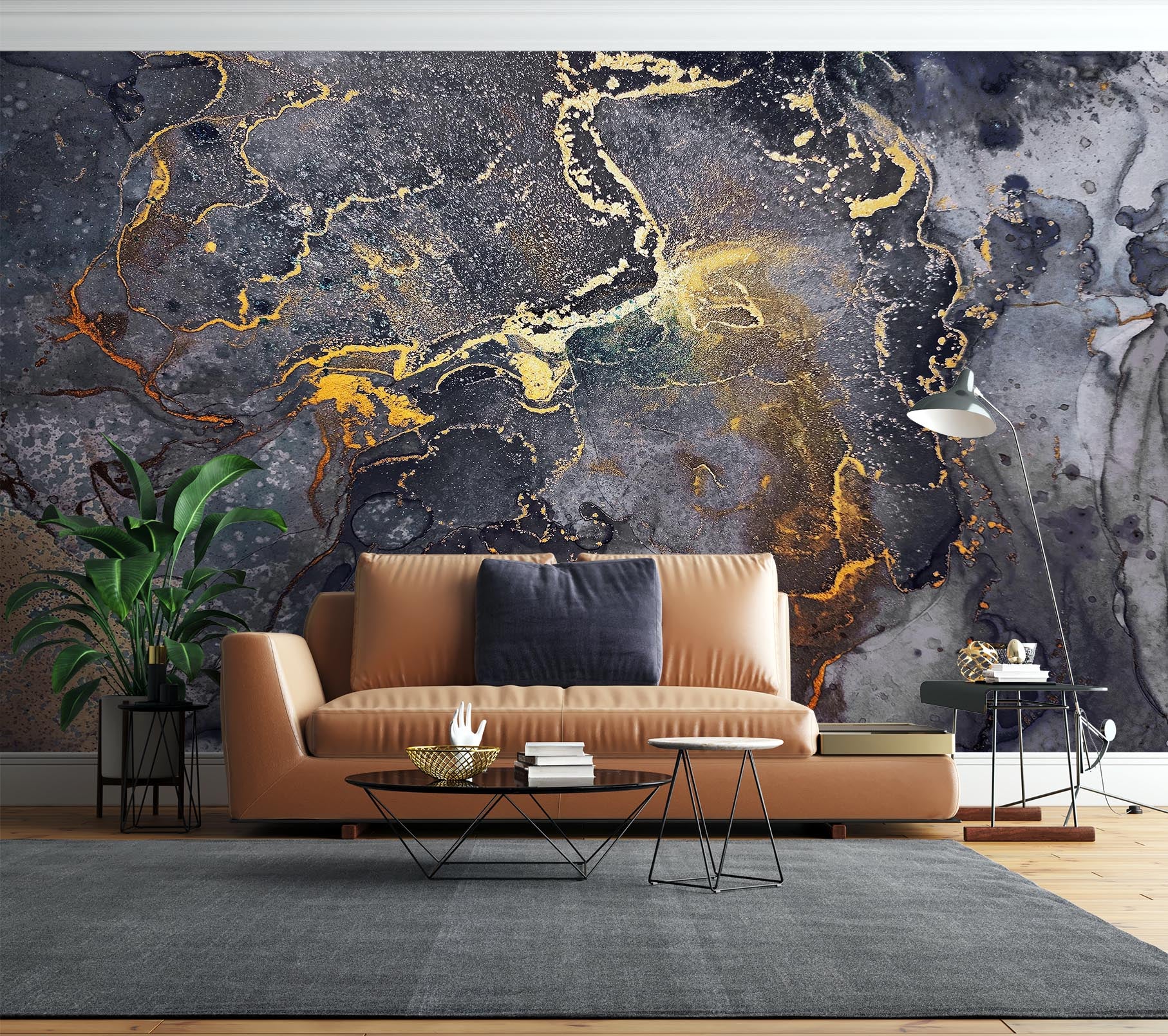 3D Ink Texture 2086 Wall Mural Wall Murals