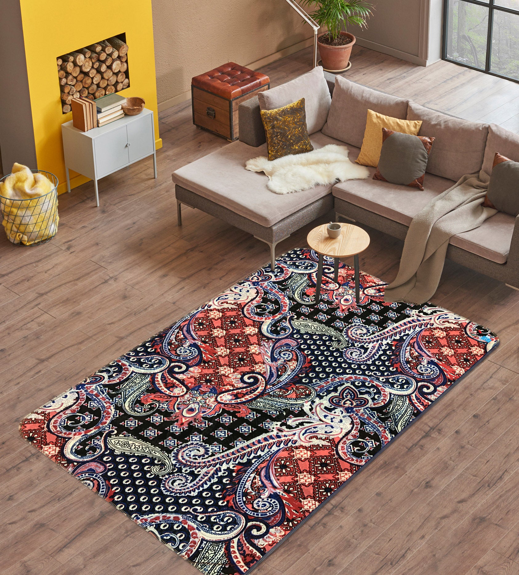 3D Artistic Pattern 3083 Rug Non Slip Rug Mat