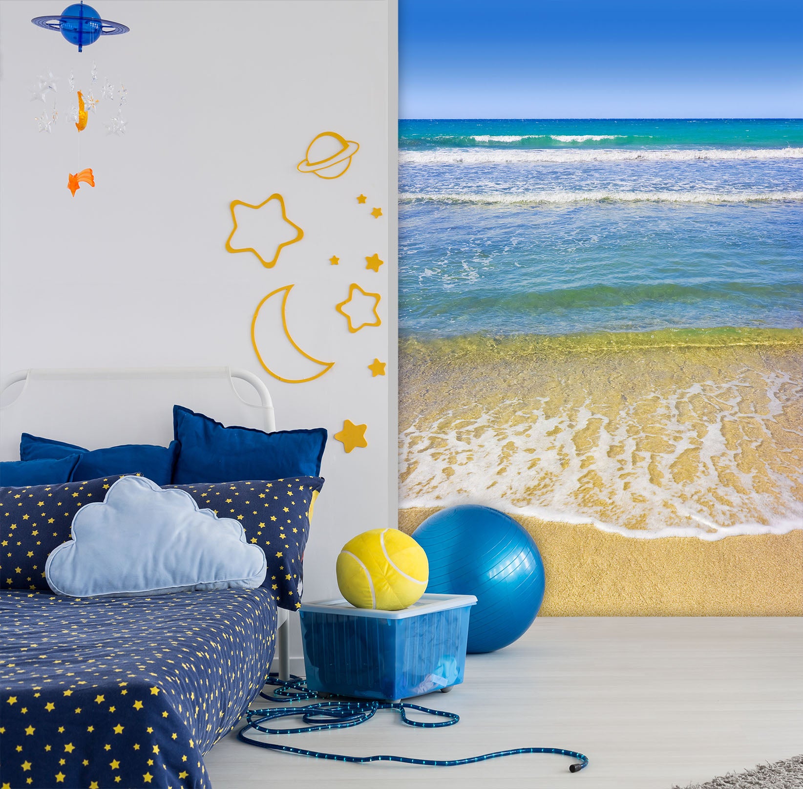 3D Beach Sea 2091 Wall Mural Wall Murals