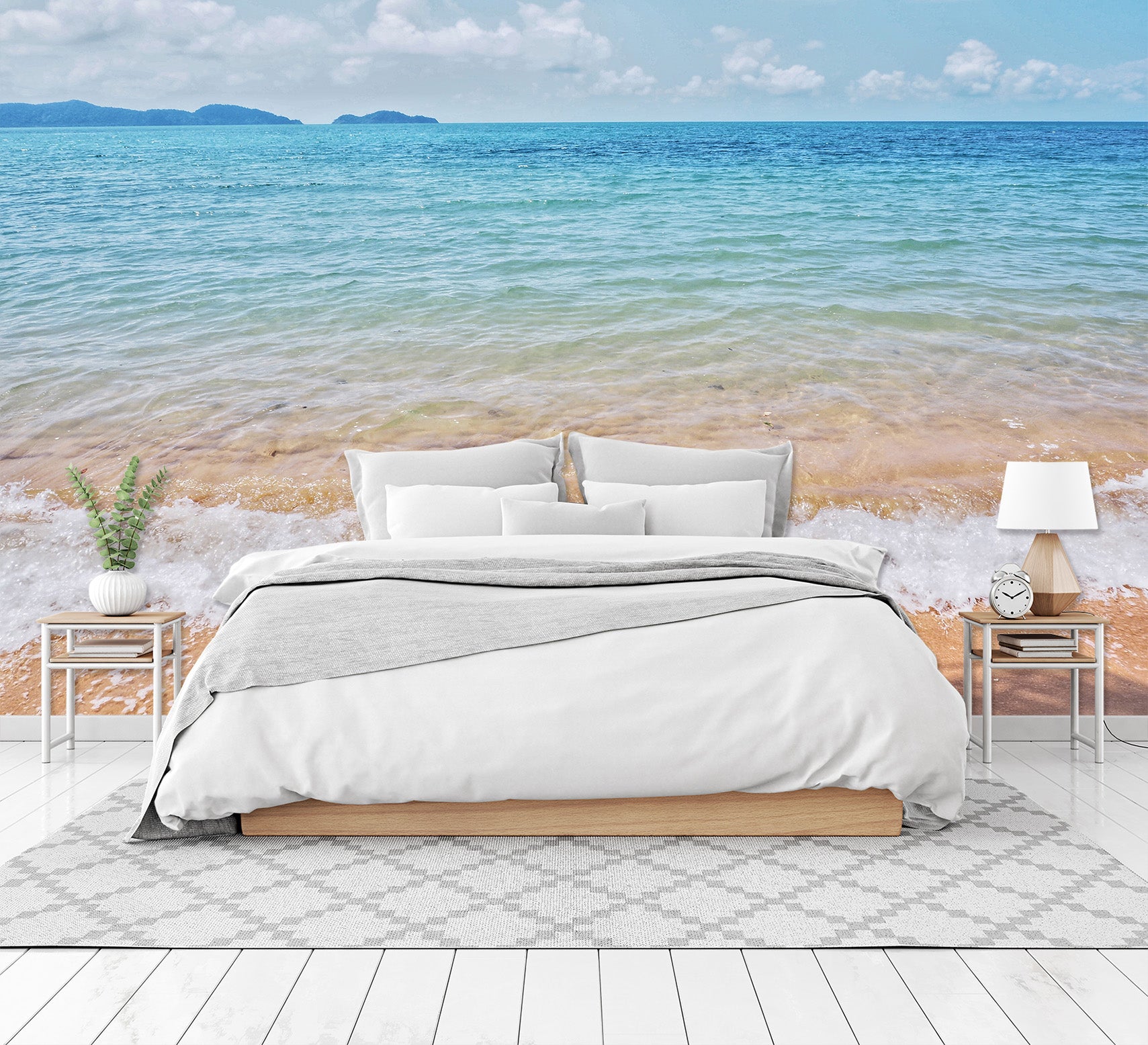 3D Sea Waves 2050 Wall Mural Wall Murals