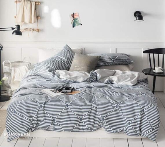 3D Striped Rhombus 16034 Bed Pillowcases Quilt