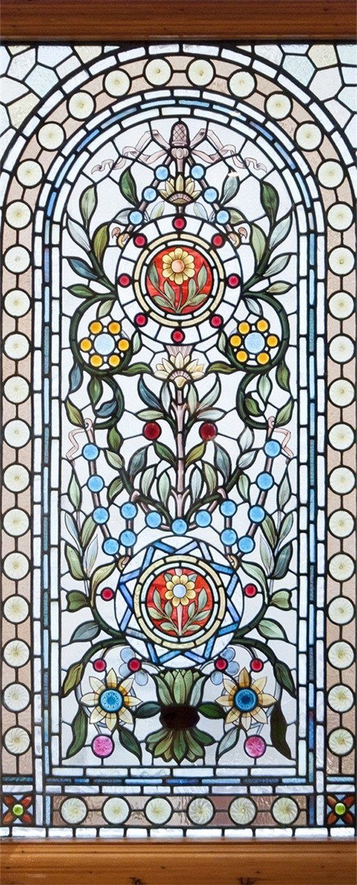 3D classic flower door mural Wallpaper AJ Wallpaper