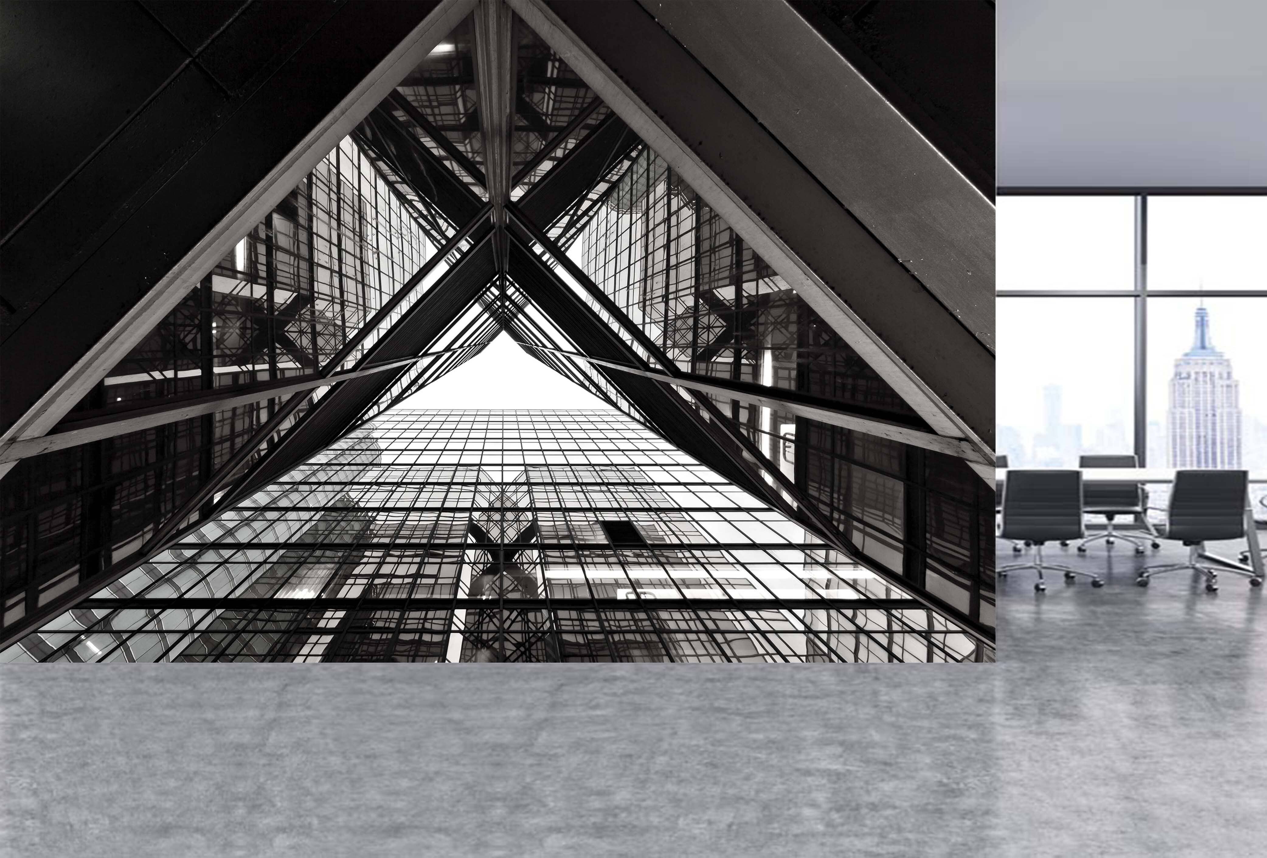 3D Glass Building 067 Wall Murals Wallpaper AJ Wallpaper 2