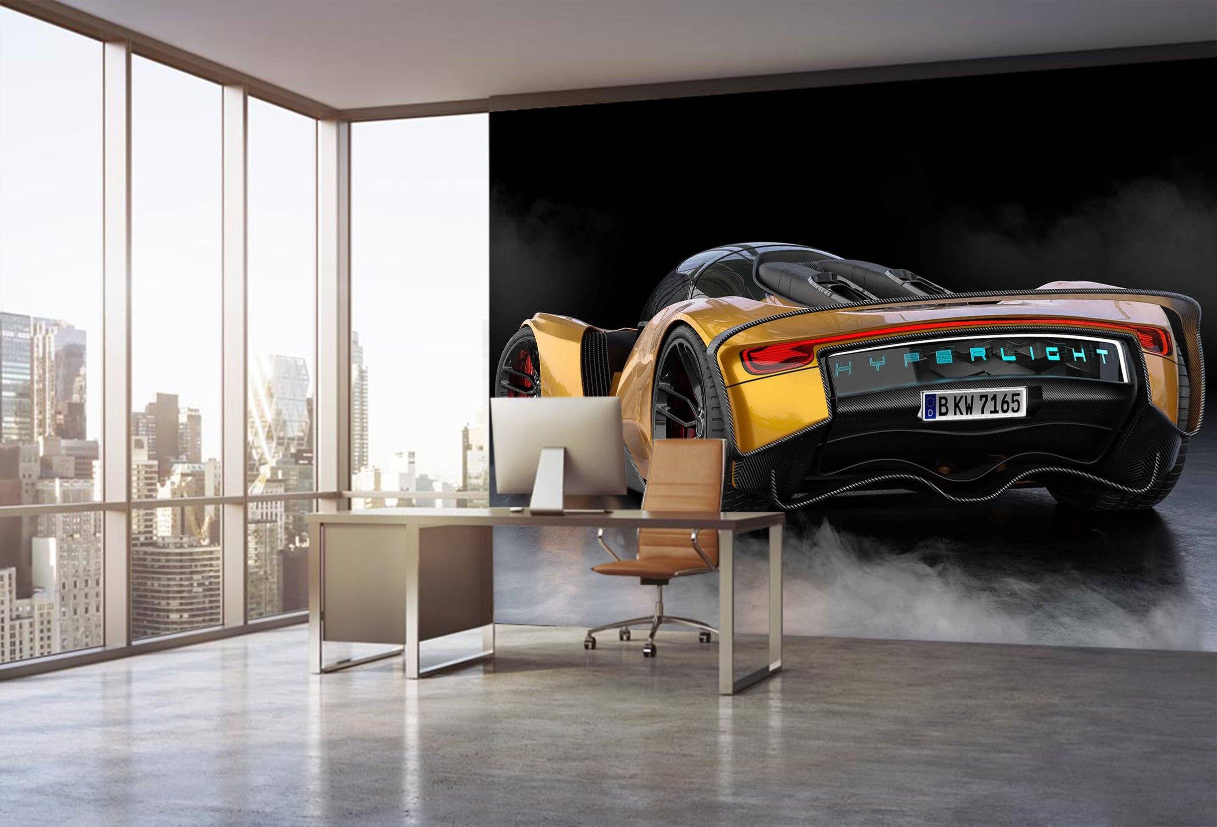 3D Car Tail 957 Vehicle Wall Murals Wallpaper AJ Wallpaper 2