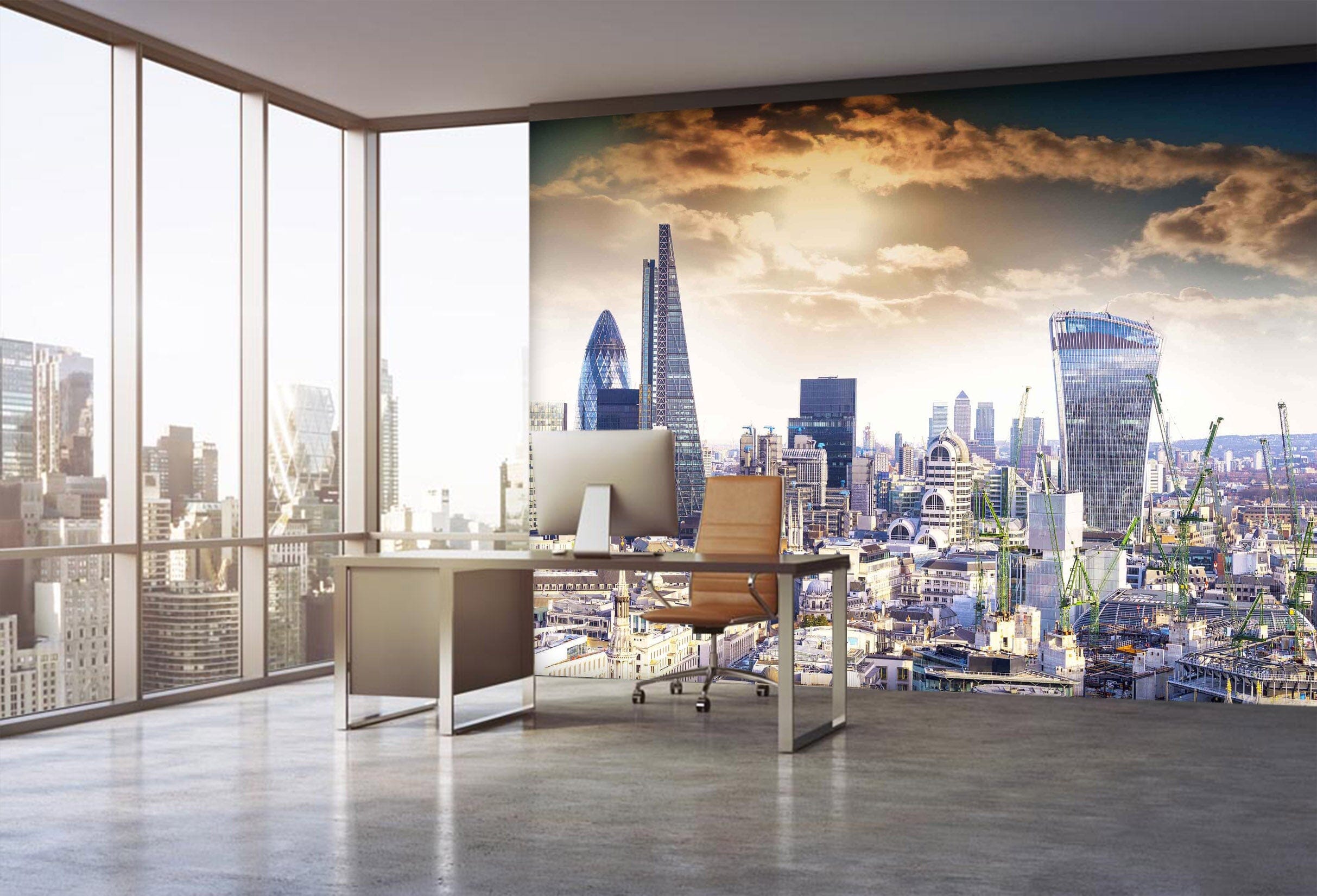 3D City Building 069 Wall Murals Wallpaper AJ Wallpaper 2