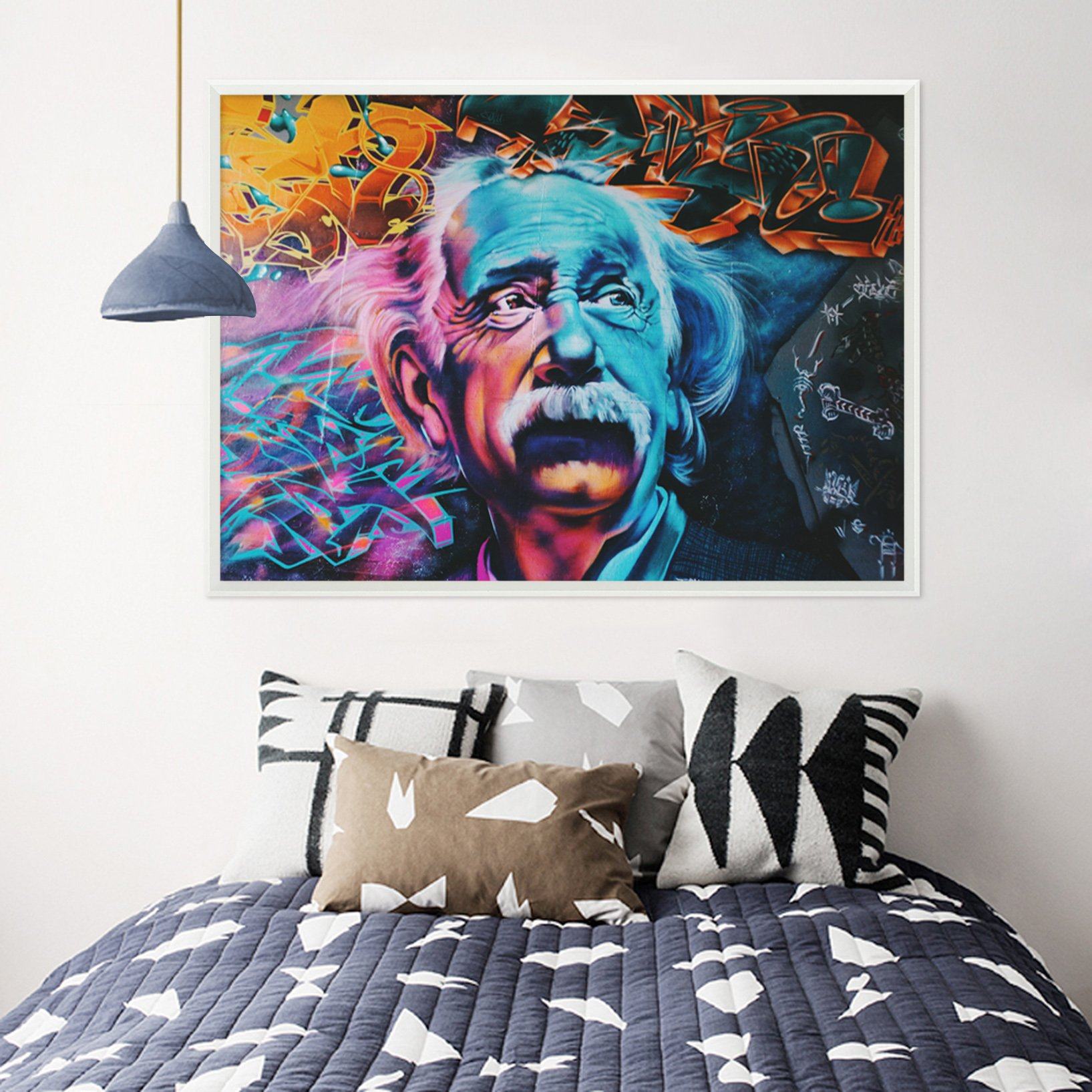 3D Old Man 193 Fake Framed Print Painting Wallpaper AJ Creativity Home