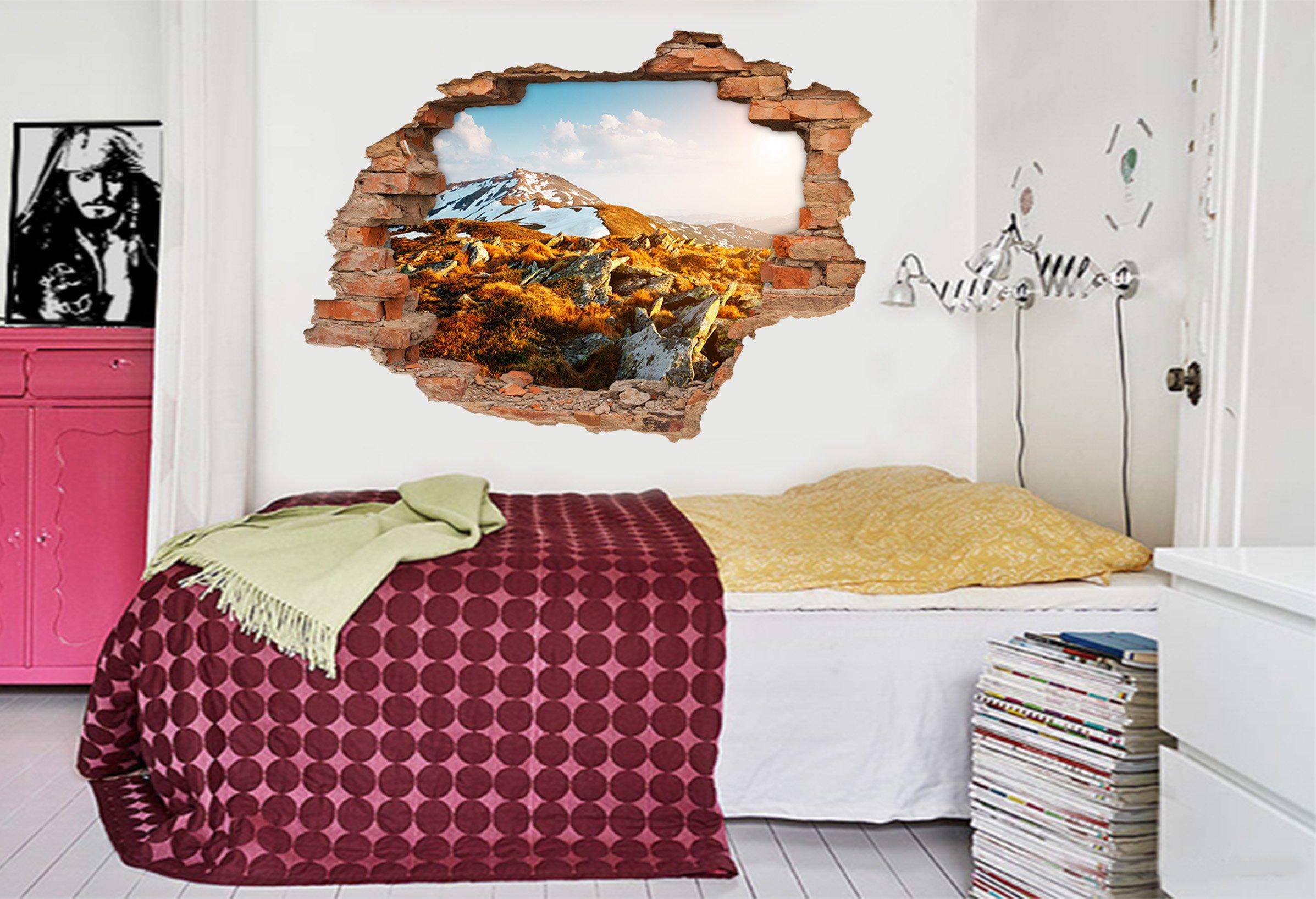 3D Wilderness Scenery 216 Broken Wall Murals Wallpaper AJ Wallpaper
