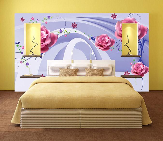 3D Charming Flowers 1 Wallpaper AJ Wallpaper 1