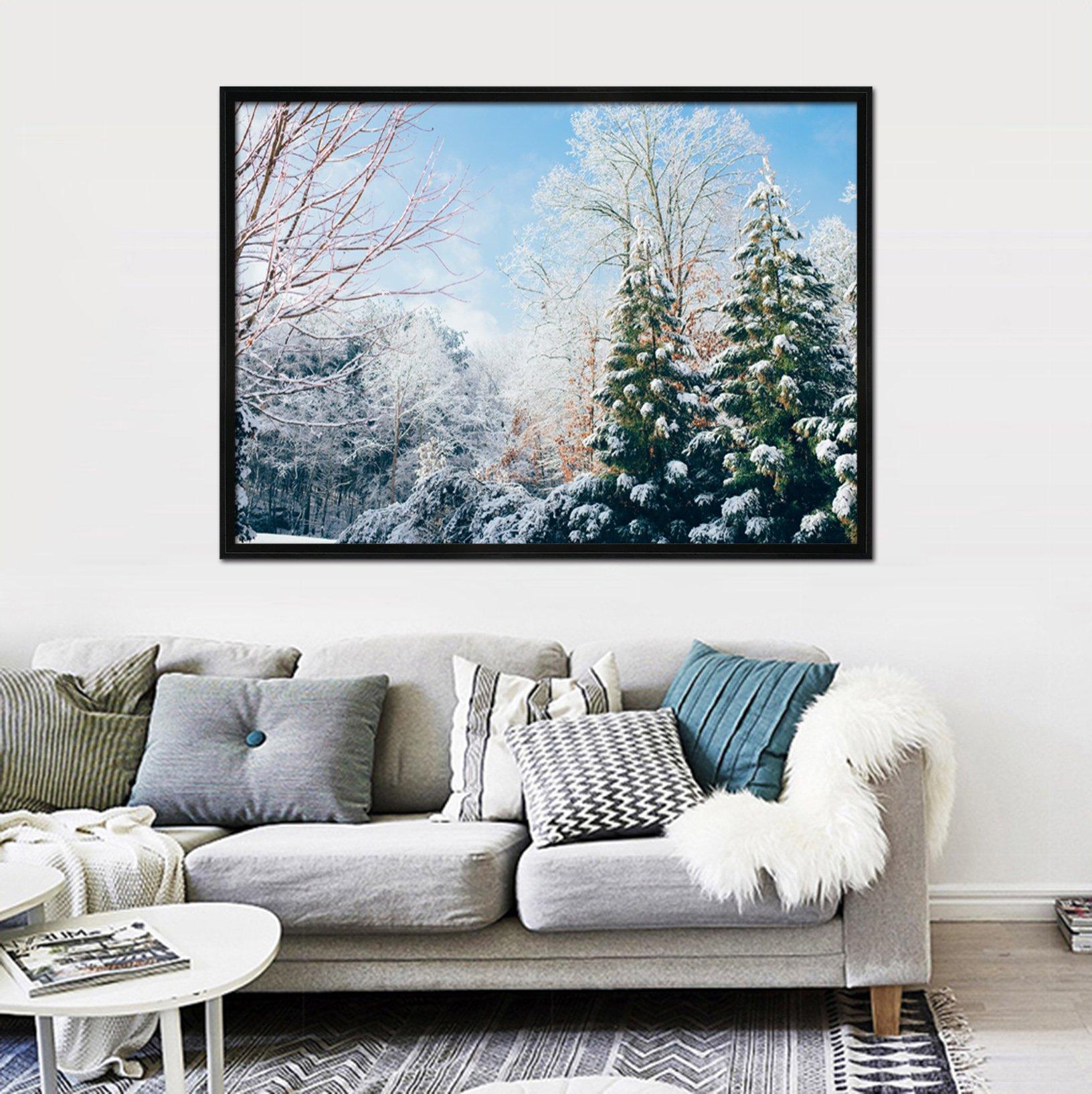 3D Snow White World 035 Fake Framed Print Painting Wallpaper AJ Creativity Home