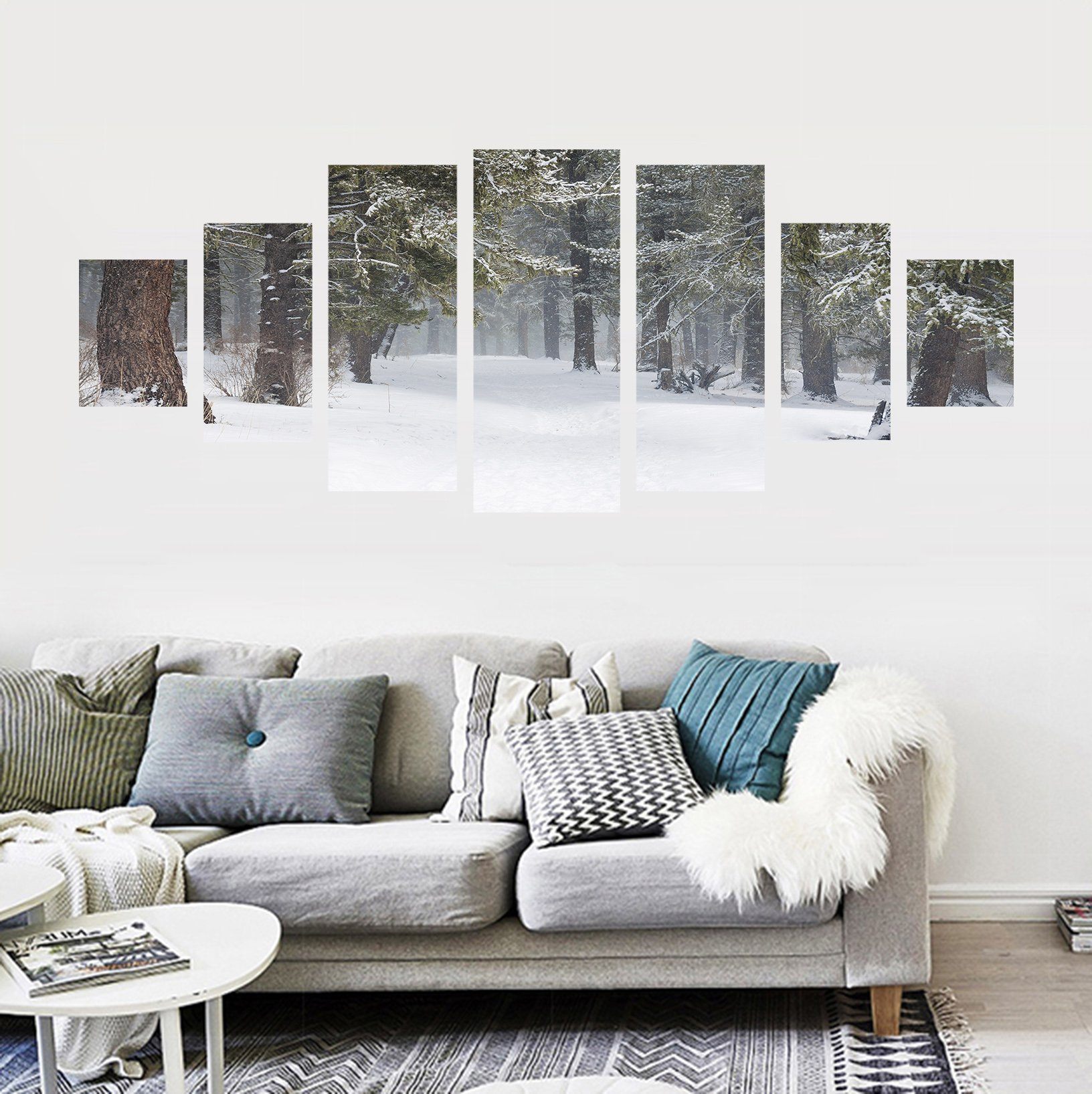 3D Thick Snow 041 Unframed Print Wallpaper Wallpaper AJ Wallpaper