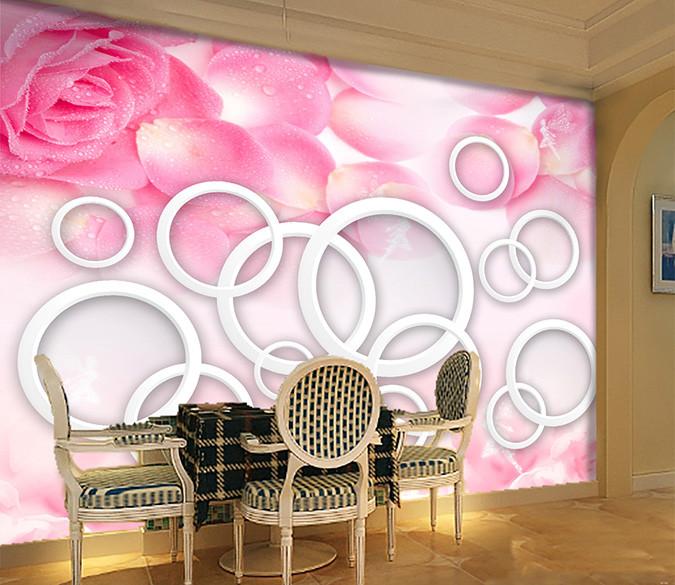 3D Showy Flowers Wallpaper AJ Wallpaper 1