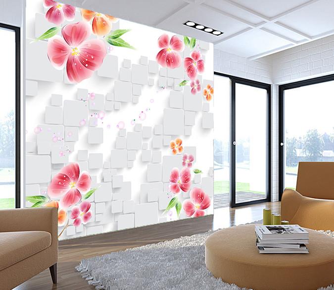 3D Four Petal Flower Wallpaper AJ Wallpaper 1