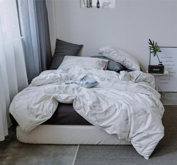 3D White Grey Mark 16006 Bed Pillowcases Quilt