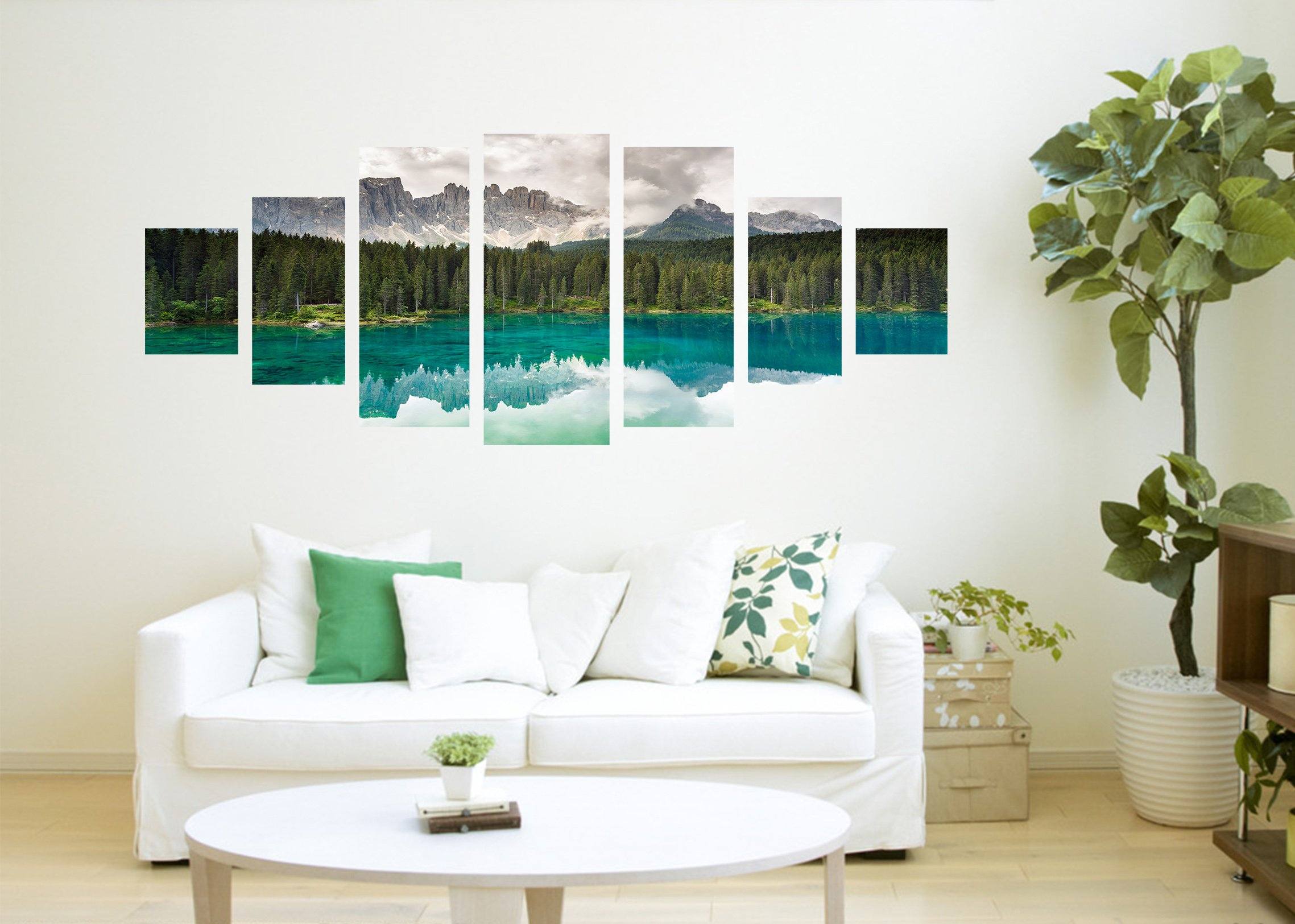 3D Woods Waves 145 Unframed Print Wallpaper Wallpaper AJ Wallpaper