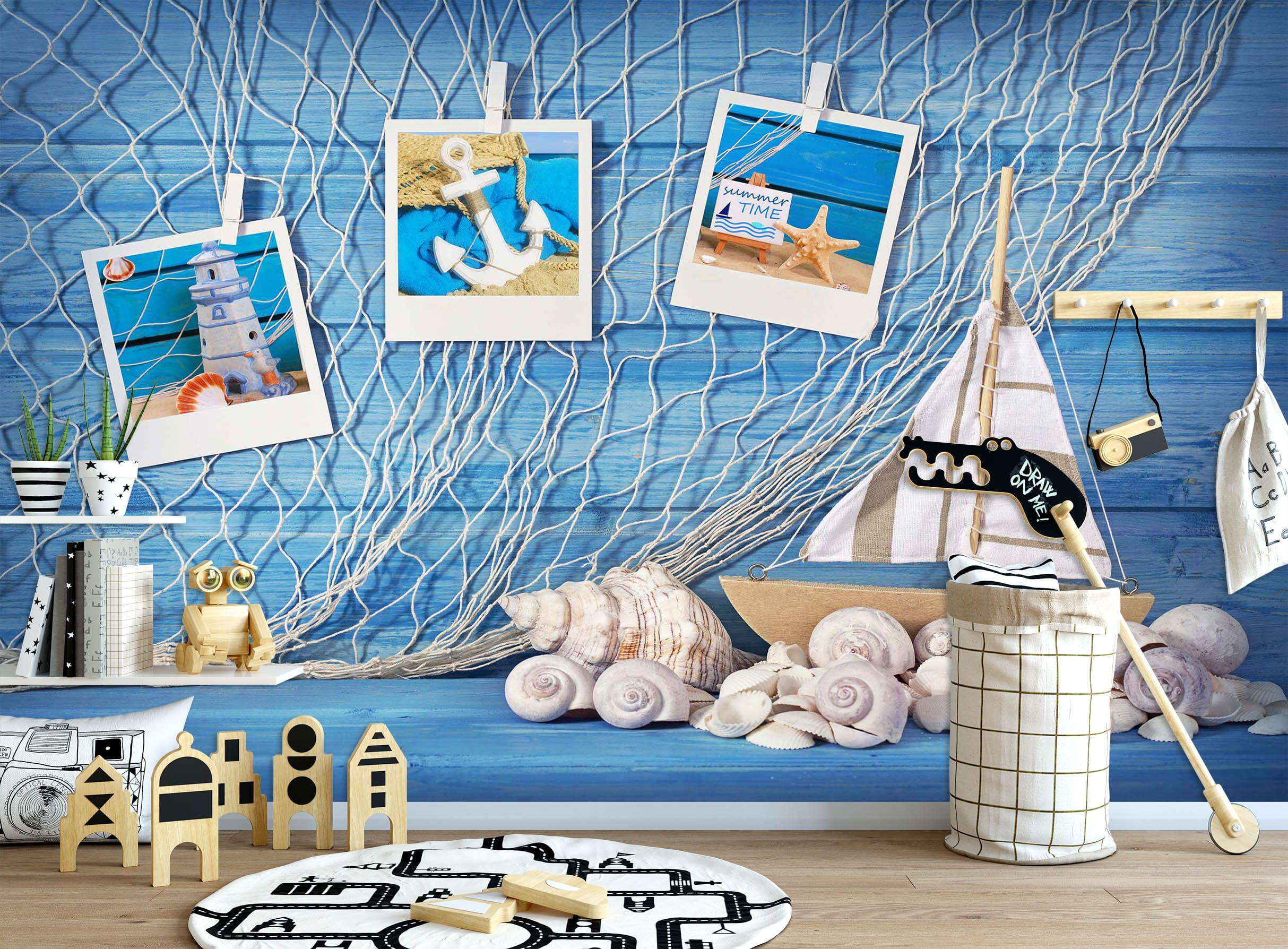 3D Beach Cross 1719 Wall Murals Wallpaper AJ Wallpaper 2