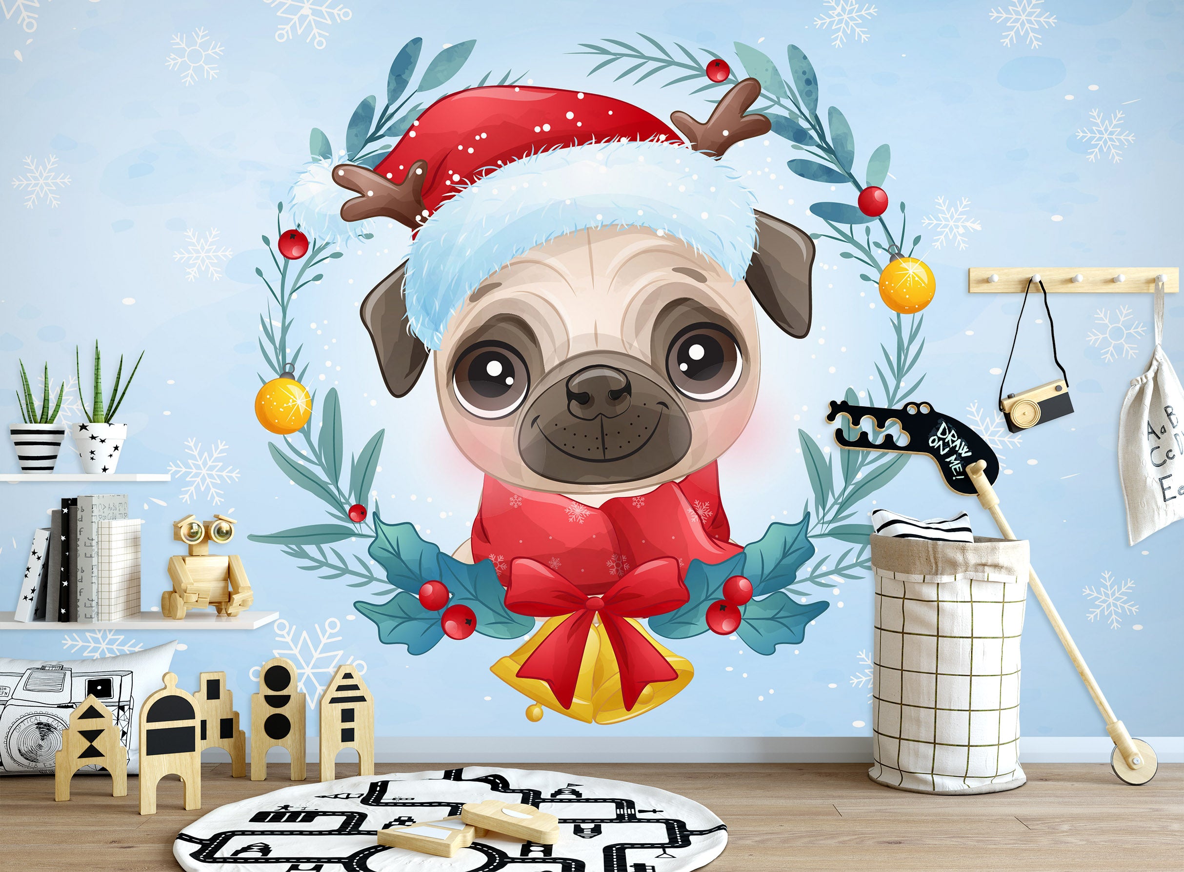 3D Pug 58088 Wall Murals