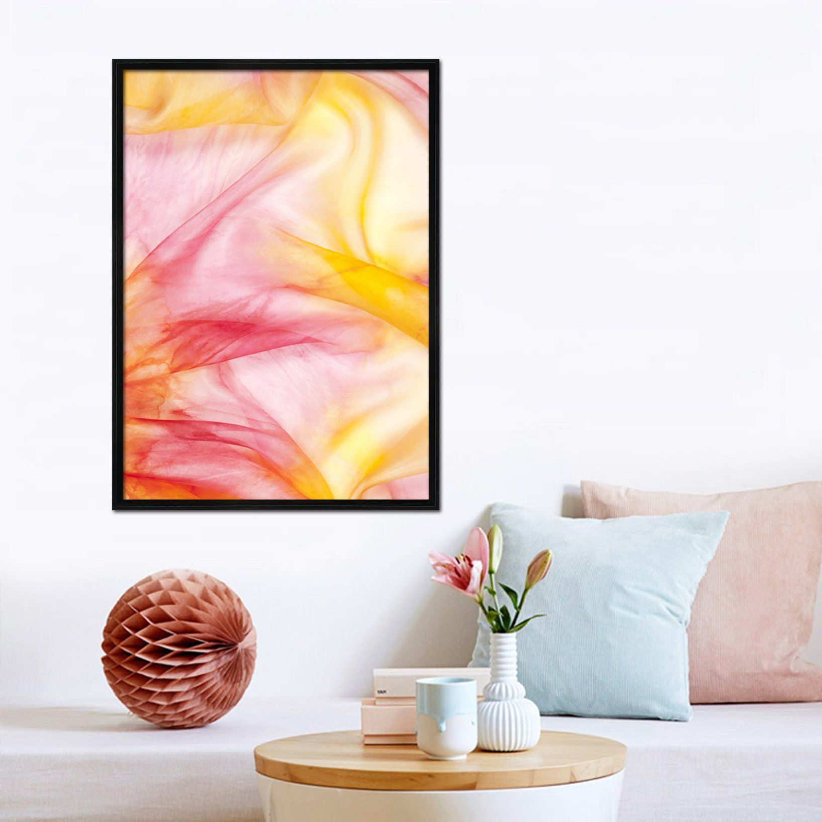 3D Color Flying 041 Fake Framed Print Painting Wallpaper AJ Creativity Home