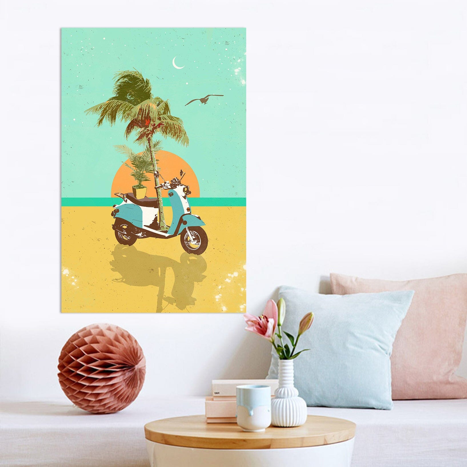 3D Sunrise By The Sea 024 Showdeer Wall Sticker Wallpaper AJ Wallpaper 2