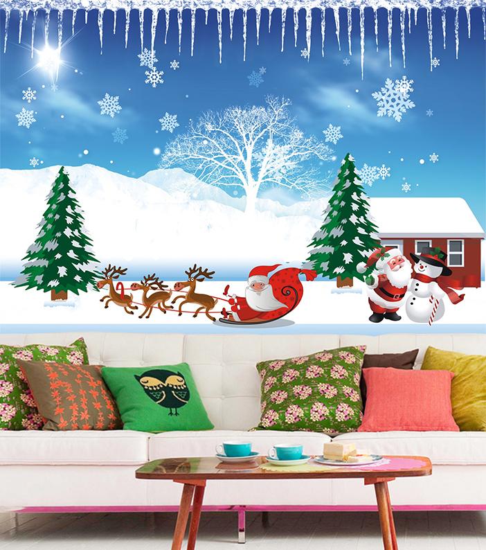 3D Snow Icicles 048 Wallpaper AJ Wallpaper