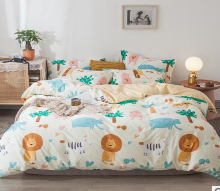 3D Tree Lion 14221 Bed Pillowcases Quilt