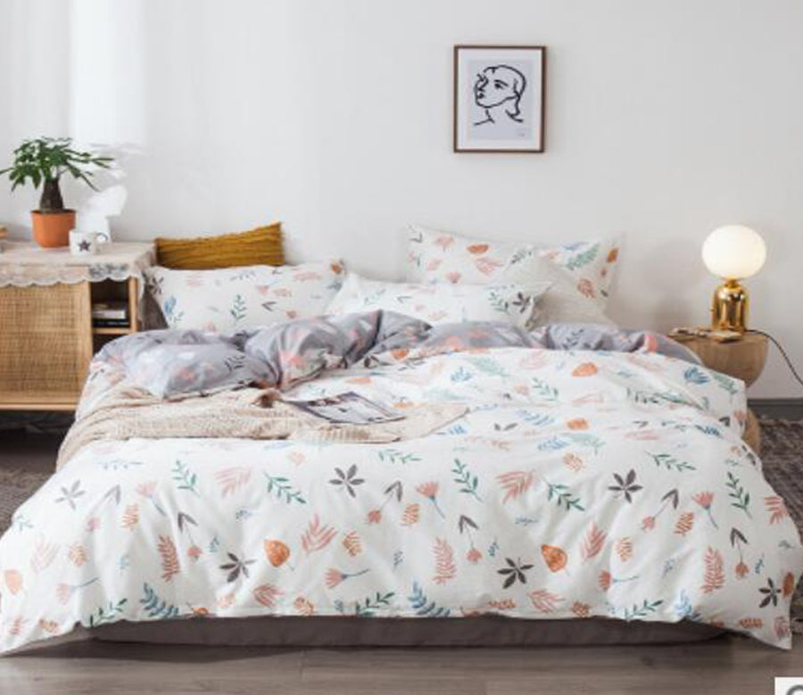 3D Leaf 14218 Bed Pillowcases Quilt