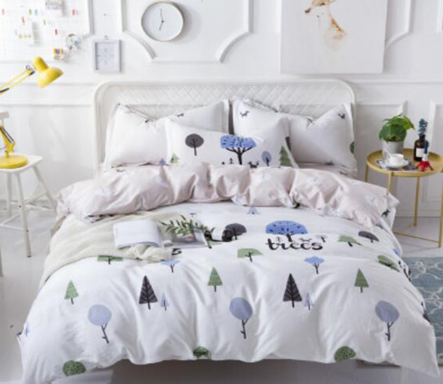 3D Tree 18148 Bed Pillowcases Quilt
