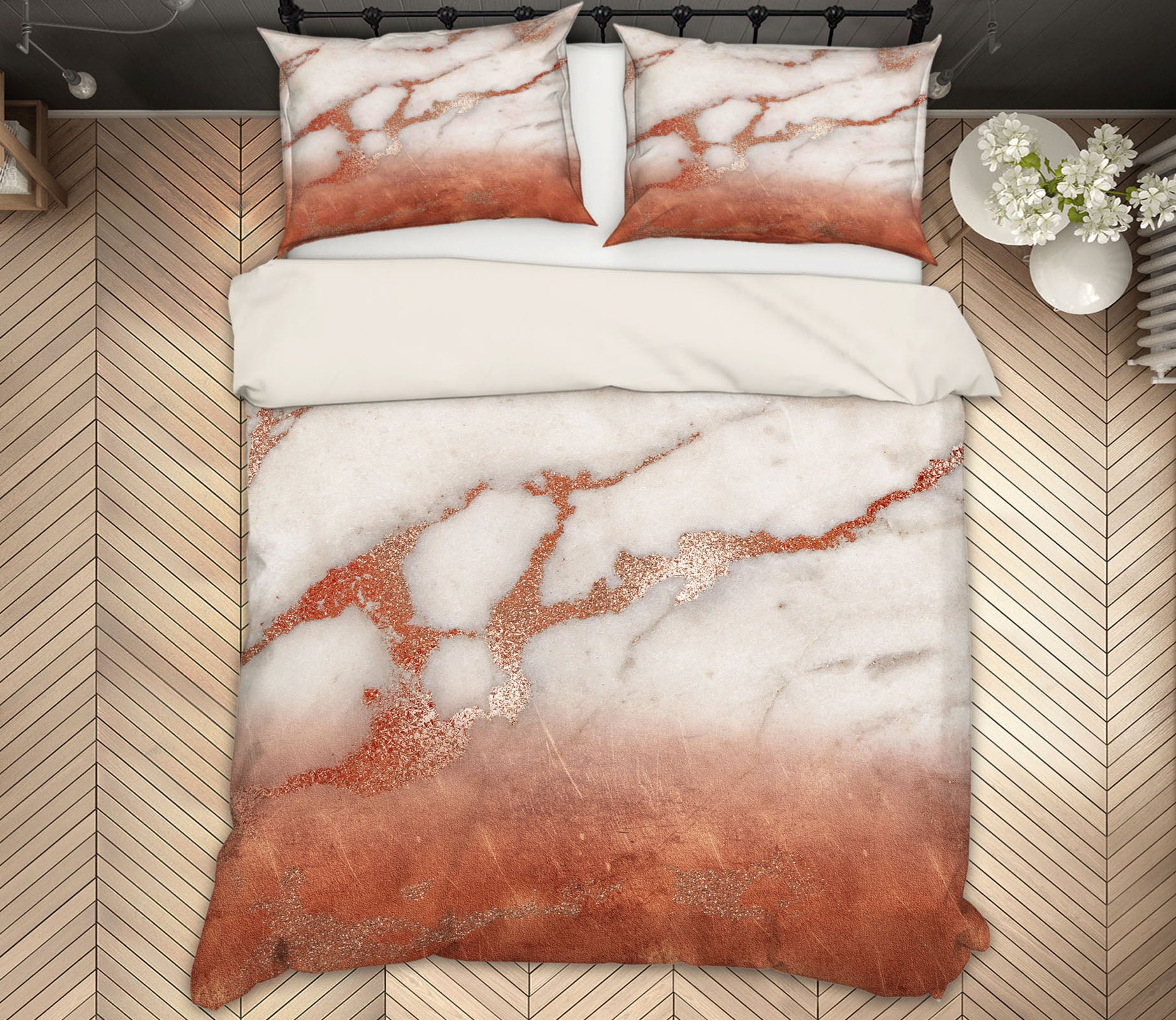 3D Brown Marble Texture 18139 Uta Naumann Bedding Bed Pillowcases Quilt