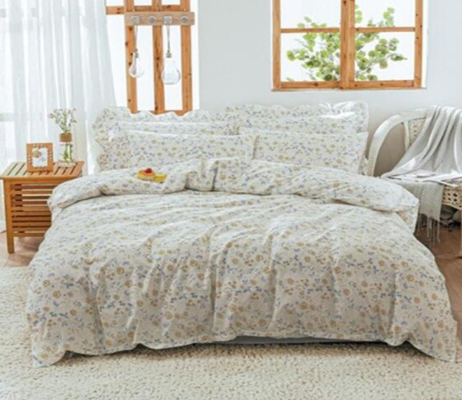 3D Small Floral 40319 Bed Pillowcases Quilt
