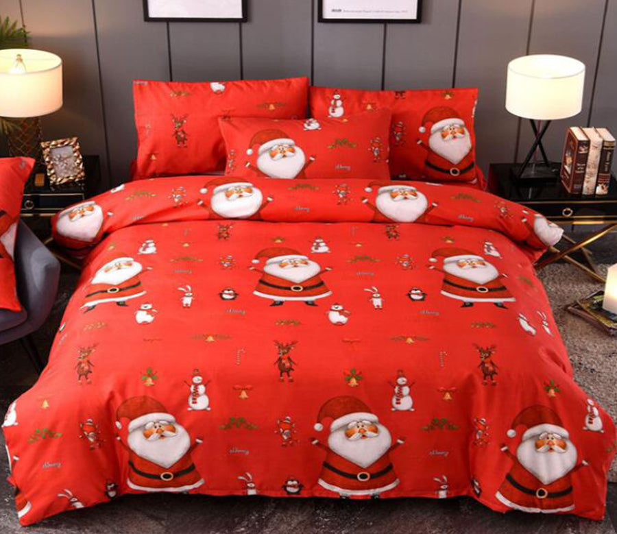 3D Santa With Red Bottom 2177 Bed Pillowcases Quilt