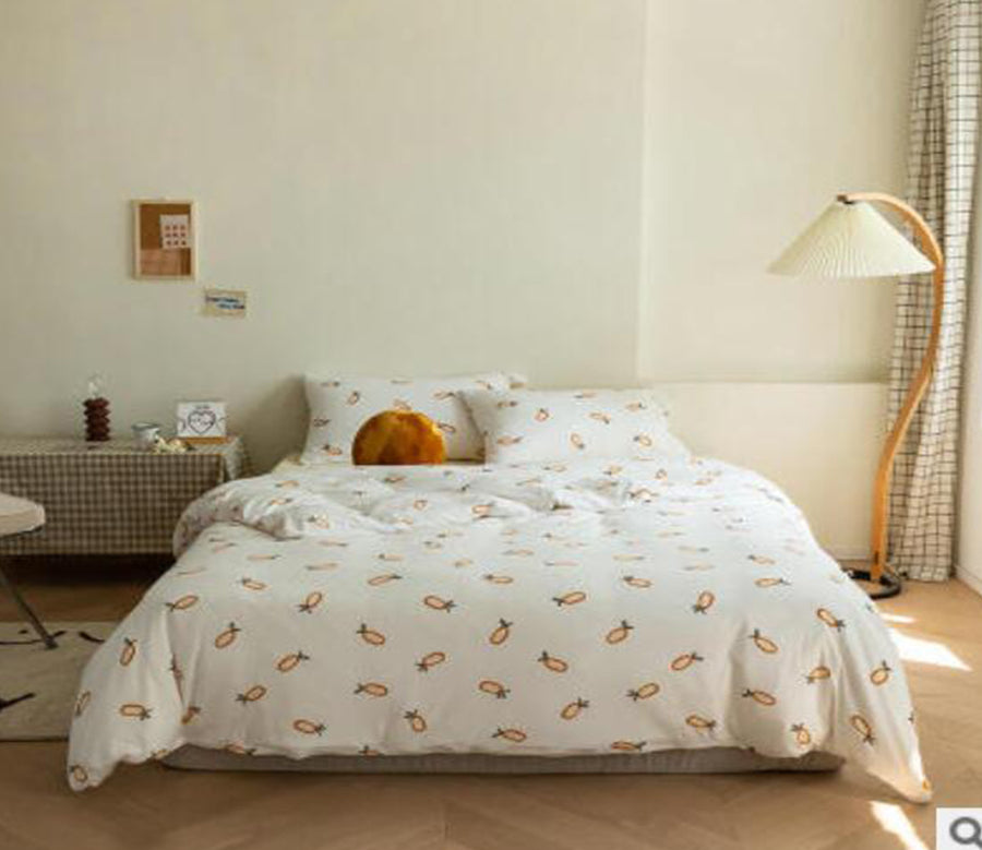 3D Small Pineapple 17146 Bed Pillowcases Quilt