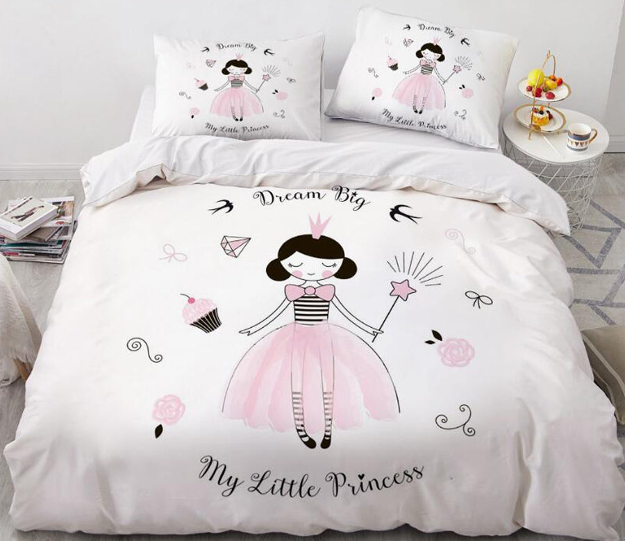 3D Brunette Girl 55141 Bed Pillowcases Quilt
