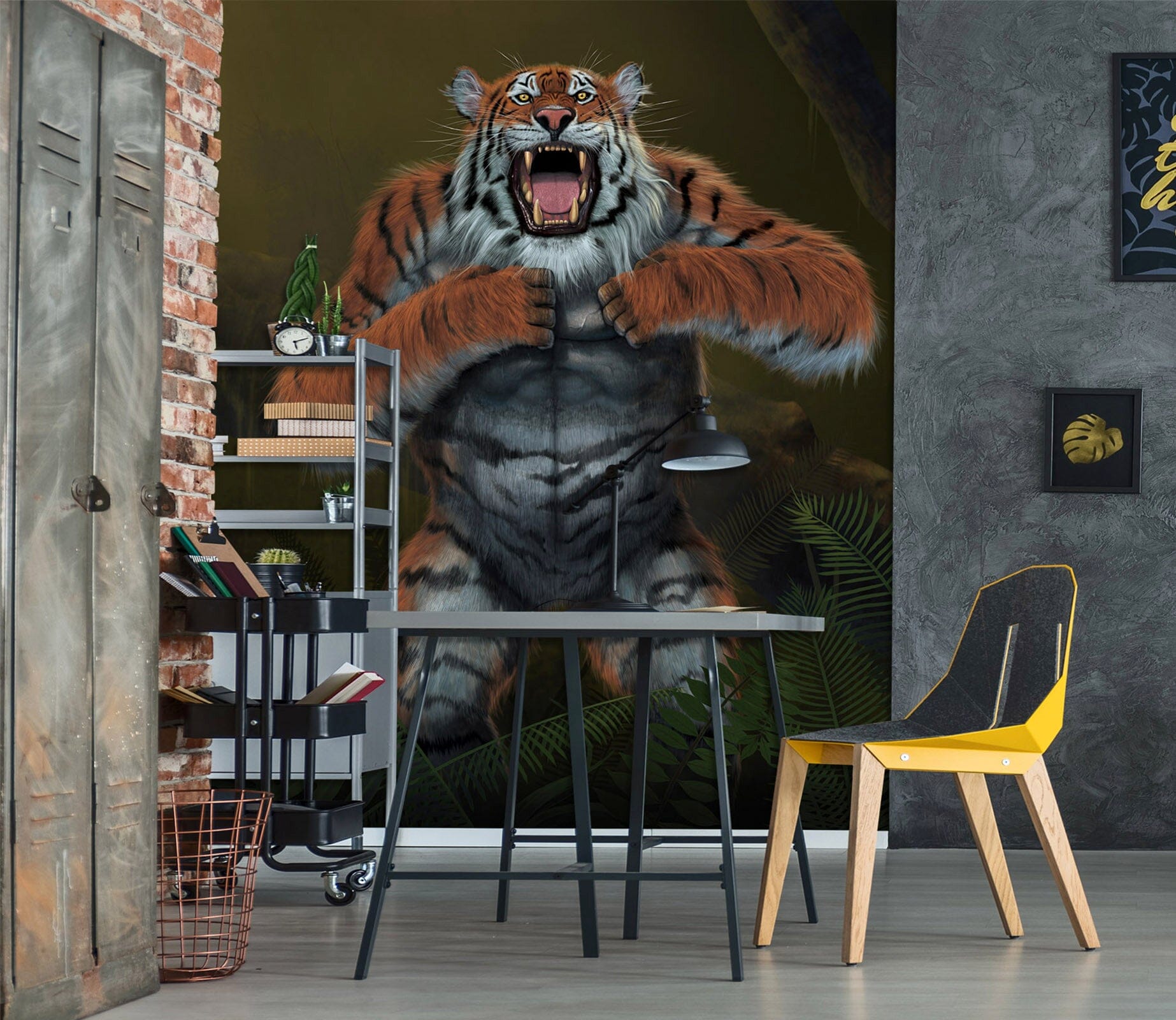 3D Tigerilla 1559 Wall Murals Exclusive Designer Vincent Wallpaper AJ Wallpaper 2