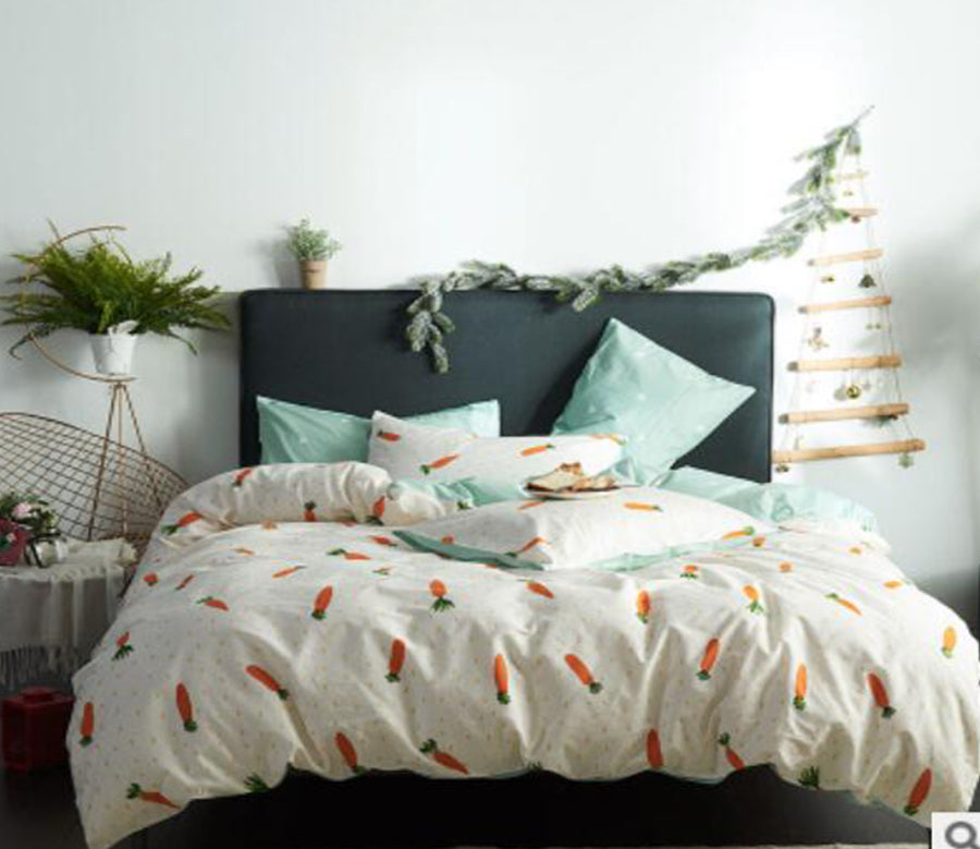 3D Carrot 17174 Bed Pillowcases Quilt