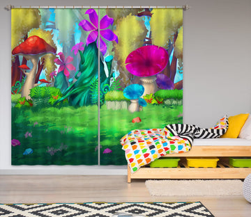 3D Color Forest 772 Curtains Drapes Wallpaper AJ Wallpaper 