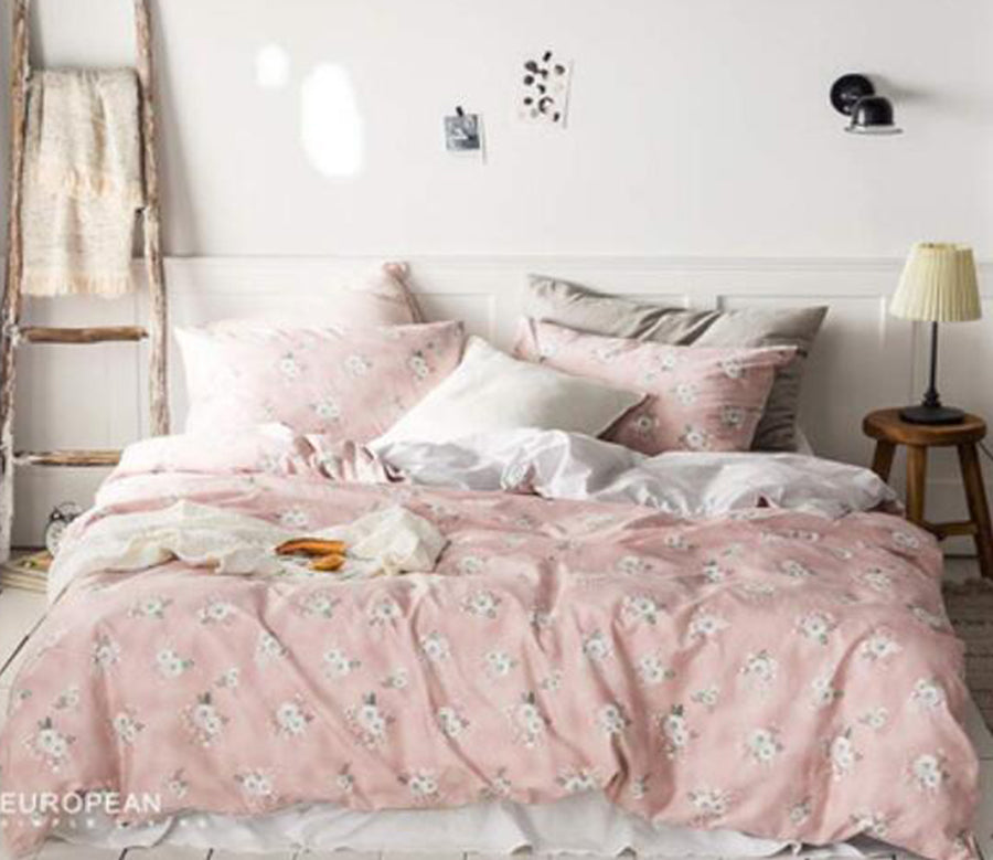 3D Pink Pattern 16026 Bed Pillowcases Quilt