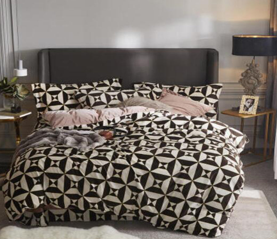 3D Black And White Pattern 20005 Bed Pillowcases Quilt