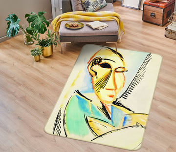 3D Abstract People 33210 Non Slip Rug Mat