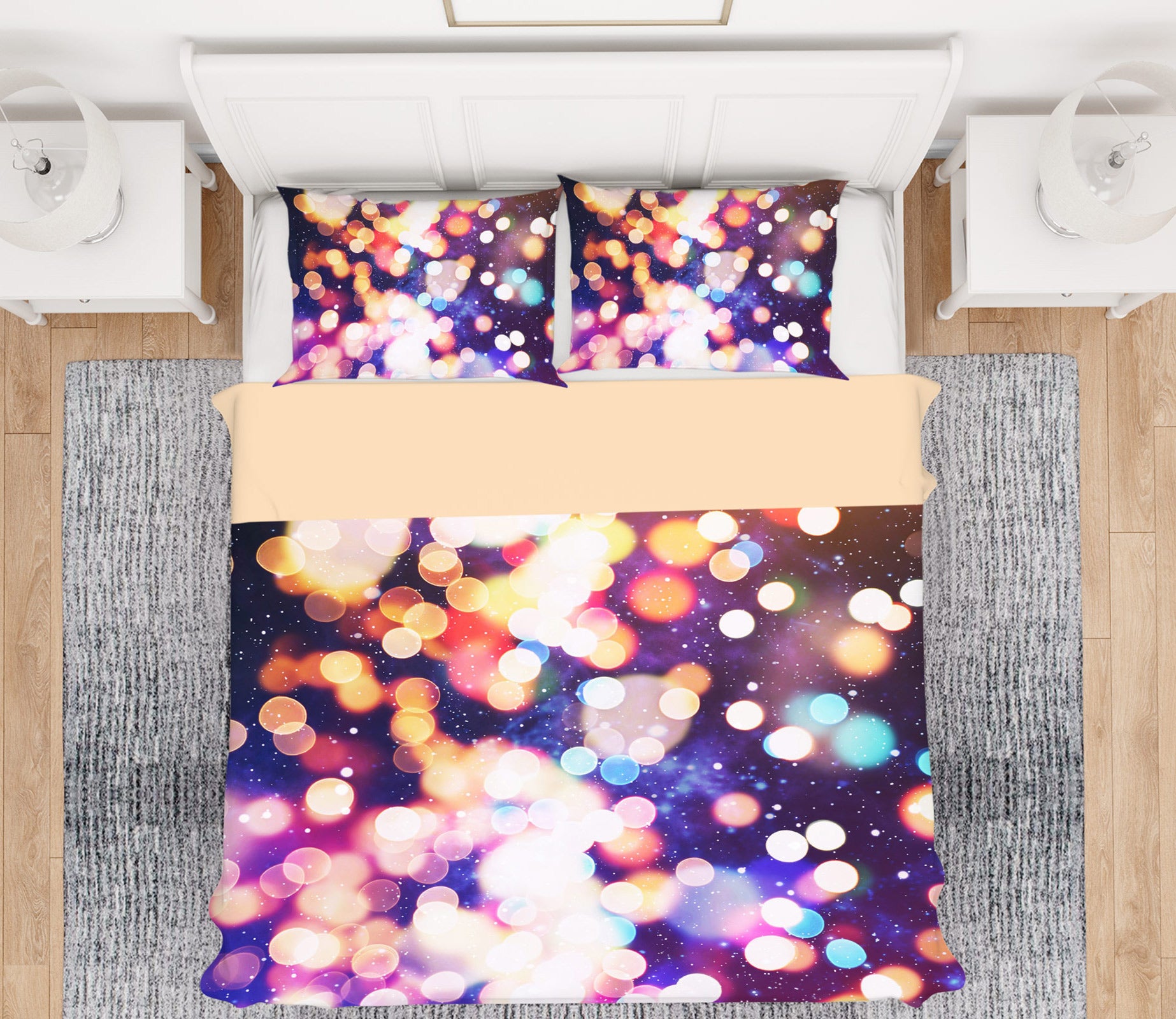3D Light Shadow 13225 Bed Pillowcases Quilt