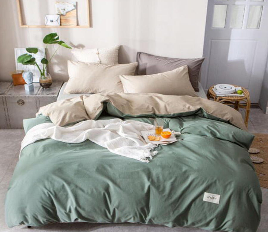 3D Green 4095 Bed Pillowcases Quilt