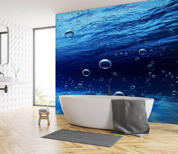 3D Underwater Bubble 090 Wall Murals Wallpaper AJ Wallpaper 2 