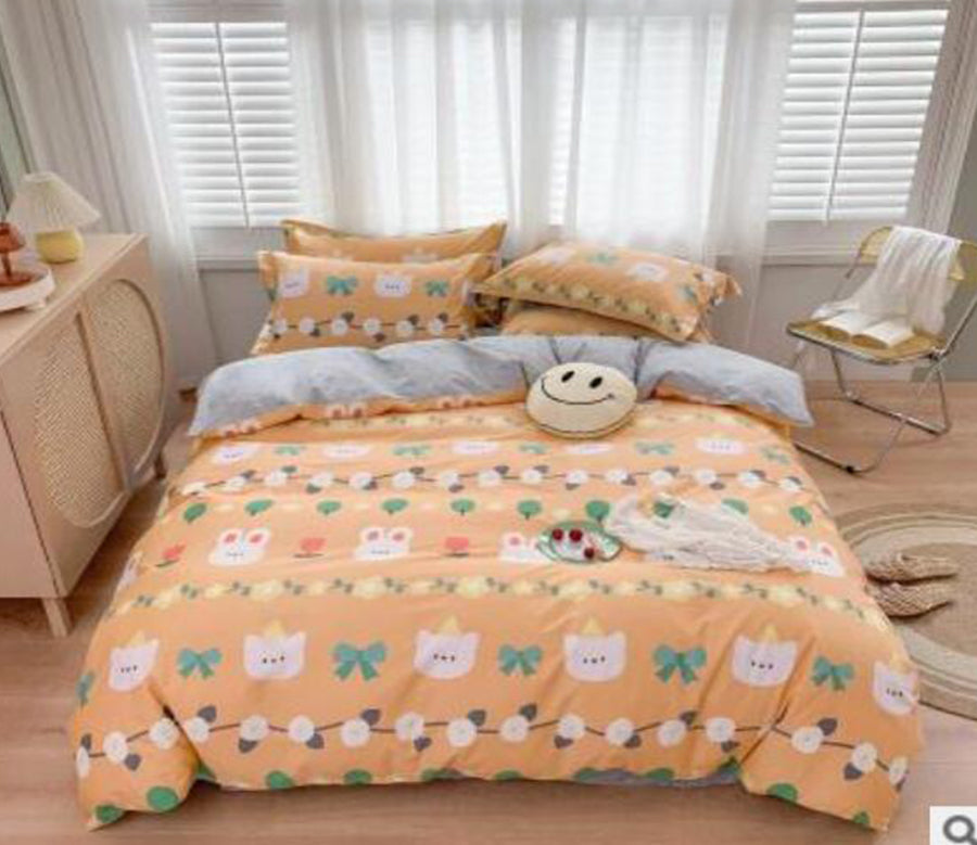 3D Rabbit 40164 Bed Pillowcases Quilt