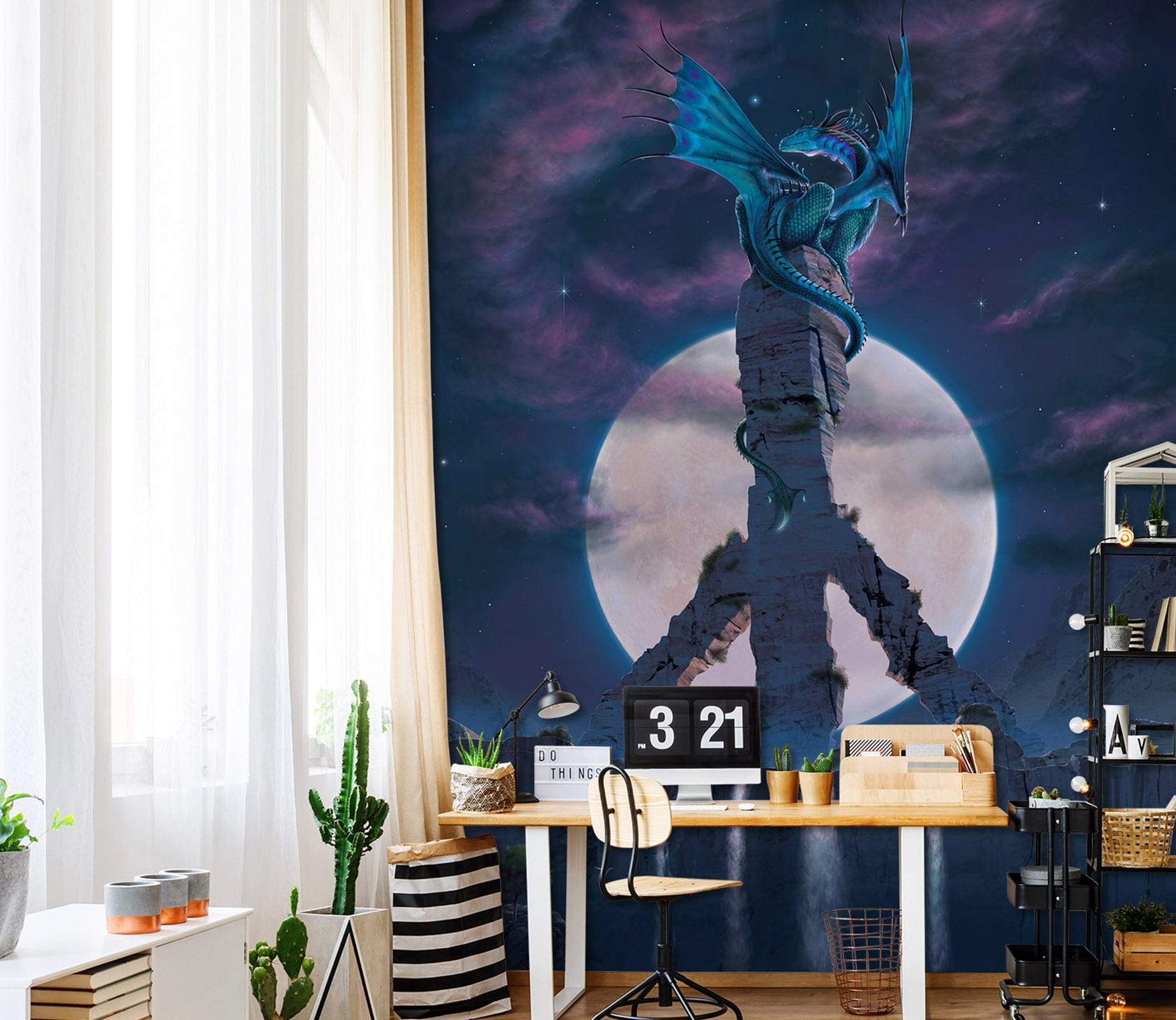 3D Peace Dragon Def 1536 Wall Murals Exclusive Designer Vincent Wallpaper AJ Wallpaper 2