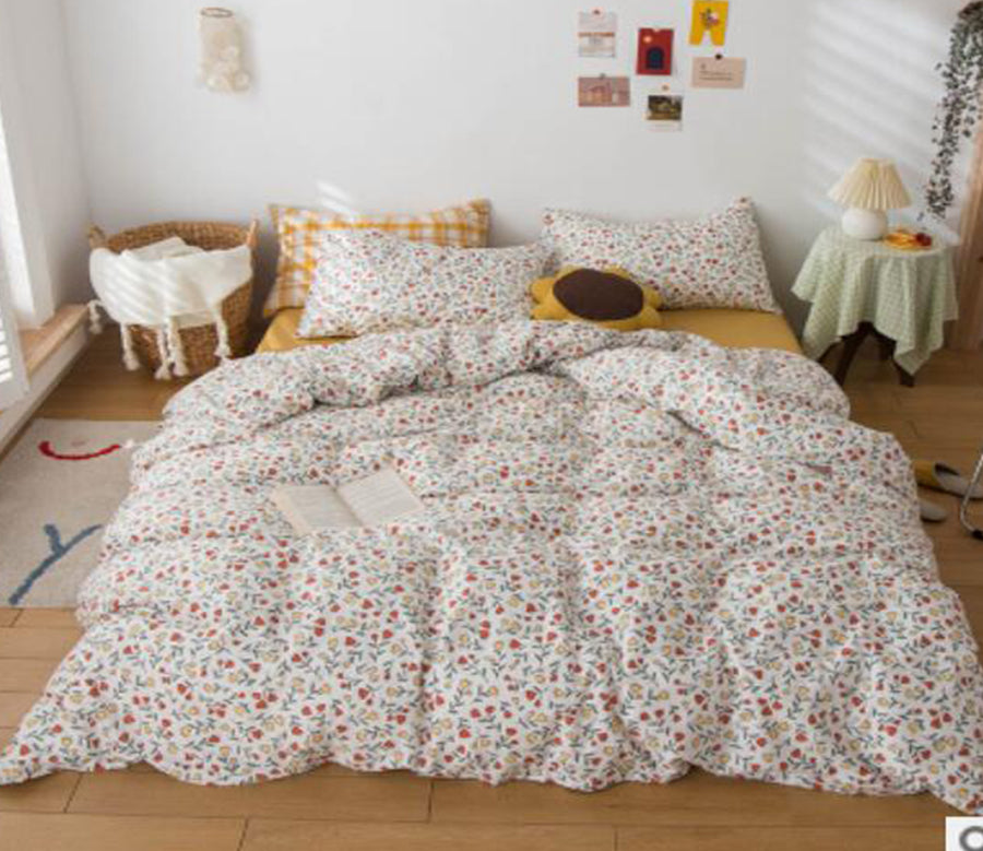 3D Floral Pattern 15101 Bed Pillowcases Quilt