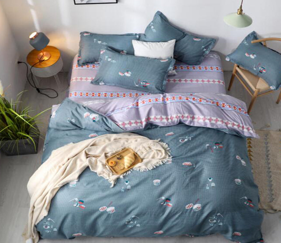 3D Dark Green Sushi 3199 Bed Pillowcases Quilt