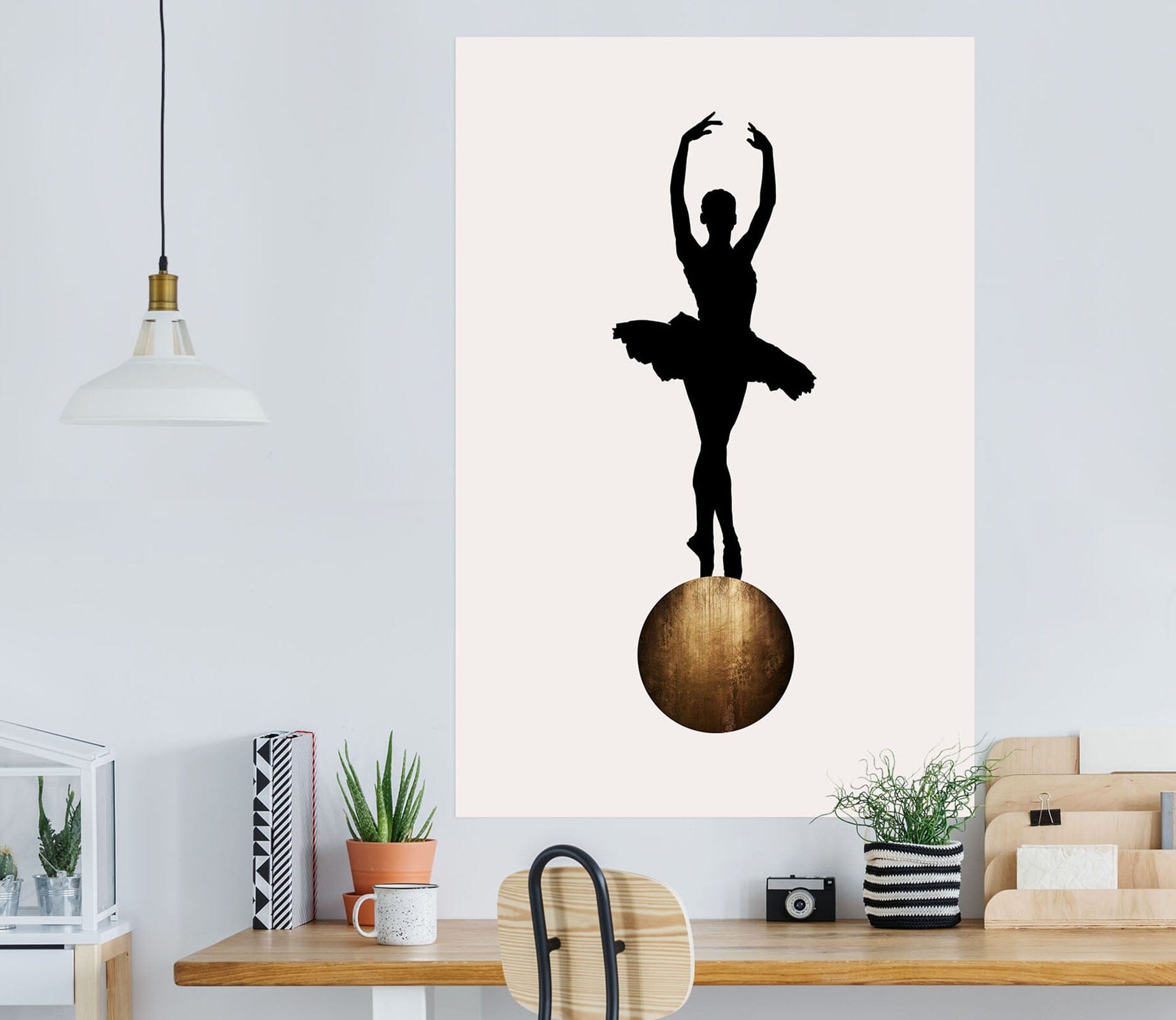 3D Dance Girl 201 Boris Draschoff Wall Sticker Wallpaper AJ Wallpaper 2