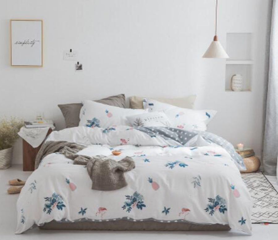 3D Pineapple Leaves 20347 Bed Pillowcases Quilt